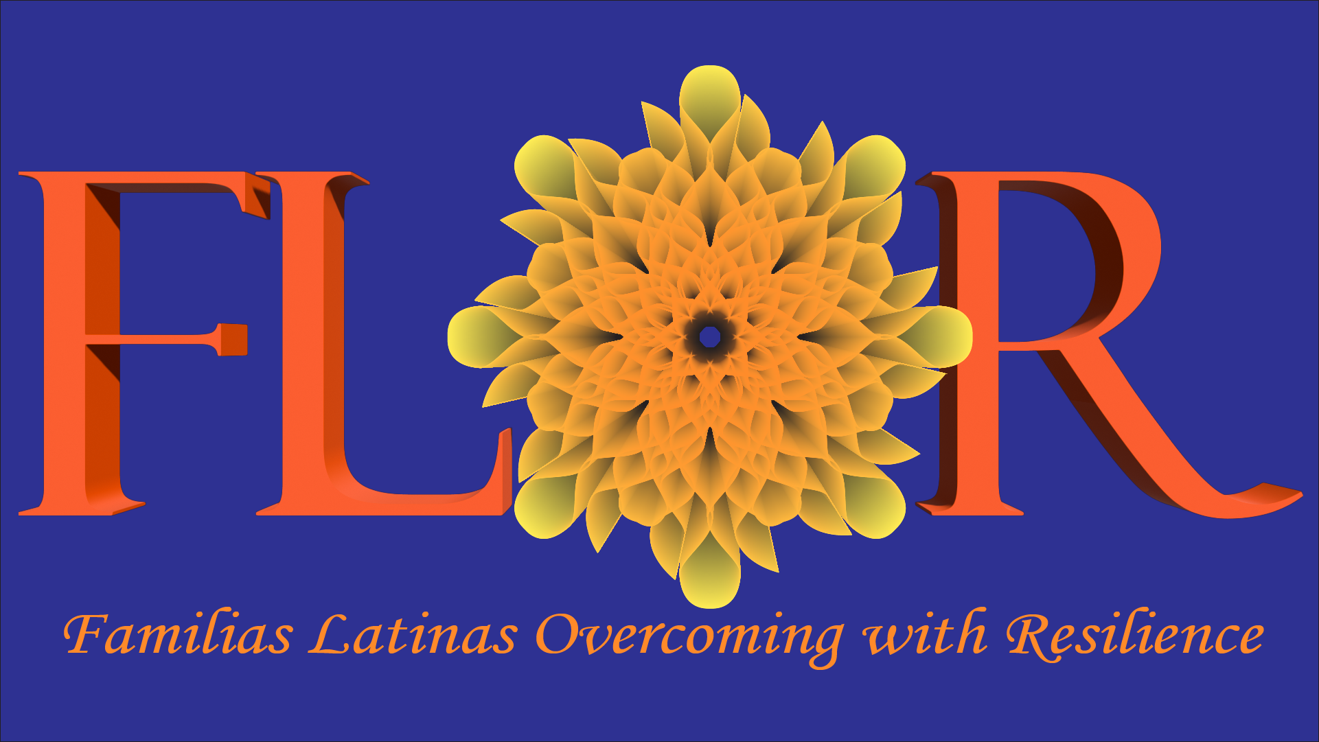 FLOR Logo- Familias Latinas Overcoming with Resilience